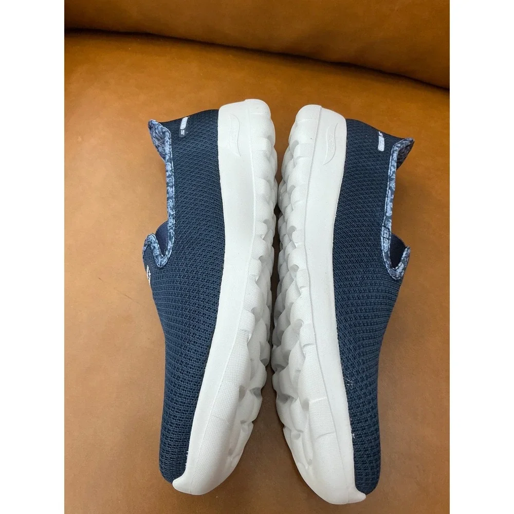Skechers Go Walk Slip-ins Women 7.5 Navy Arch Fit Joy Stefanie 126303